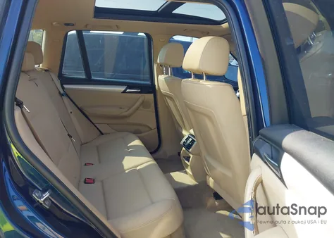 2013 BMW X3 xDrive28I z USA, uszkodzony, nr VIN 5UXWX9C5XD0A11063